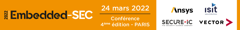 lembarquemedia's tweet photo. J-6 ! Sécurité et embarqué: La conférence #EmbeddedSEC du 24 mars sera l'occasion de rencontrer @ANSYS, @SecureIC, @ISIT_NEWS, @vectorgrp, @provenrun, @WhiteSourceSoft, @Parcoor1, @GrammaTech, @ublox, @iarsystems, @MathWorks @LACROIX_Group. Inscriptions : https://t.co/CIGGrar84E https://t.co/r4iavdo4o4