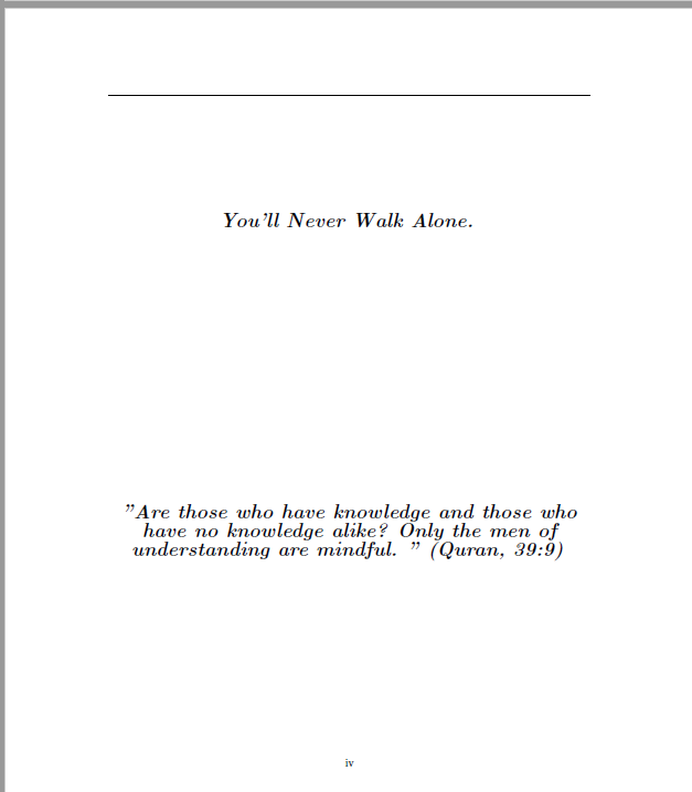 edkedris's tweet photo. As promised in 2019, 2nd year of my PhD research, I will include "you'll never walk alone" in the acknowledgement section of my thesis. There you page 4 of 300 #RedForLife. @LFC #LiverpoolFC #YNWA. #FootballJunkie #AcademicLife #phdchat #STEM #AcademicChatter #KloppBeyond2024 https://t.co/UfiUEuQ70e