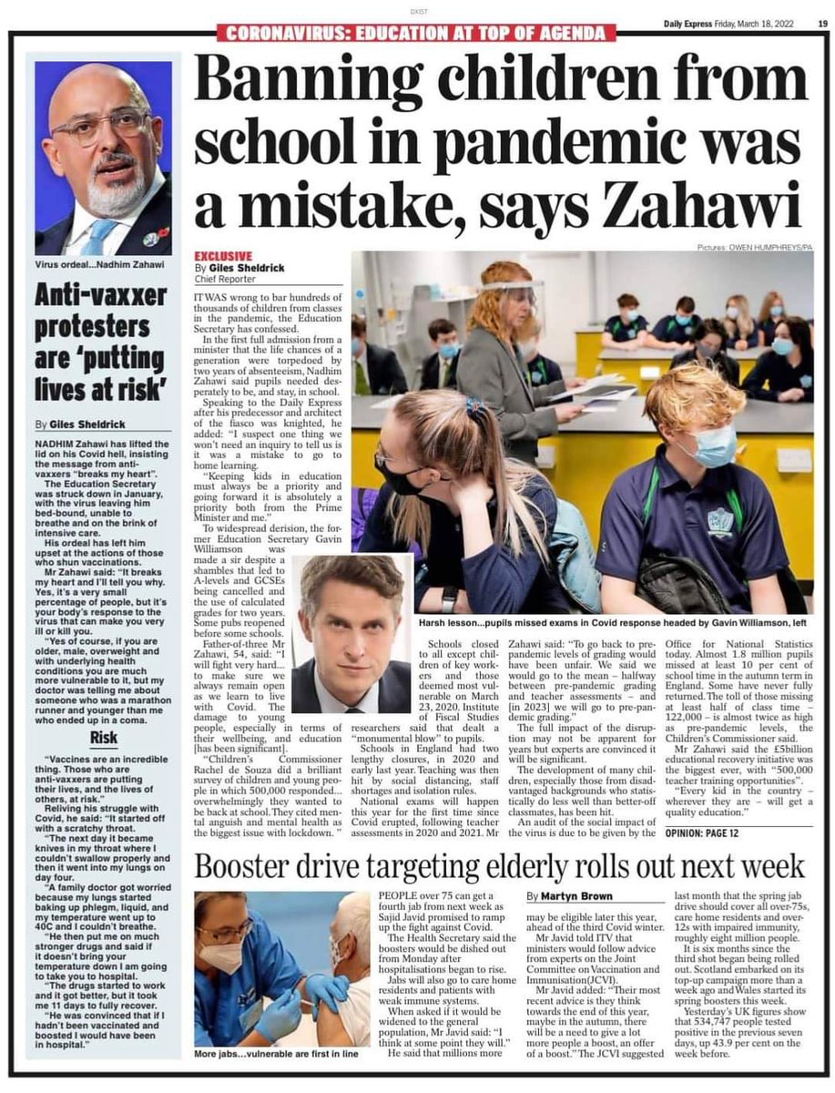 SBMS_scotland's tweet image. How long will it take to admit that masking children was also a mistake? We've not forgotten you masked 5yr olds in society and our teens in classes! @NicolaSturgeon @S_A_Somerville 
We already know they are wrong!

#BinTheMask 
#NoNewNormal