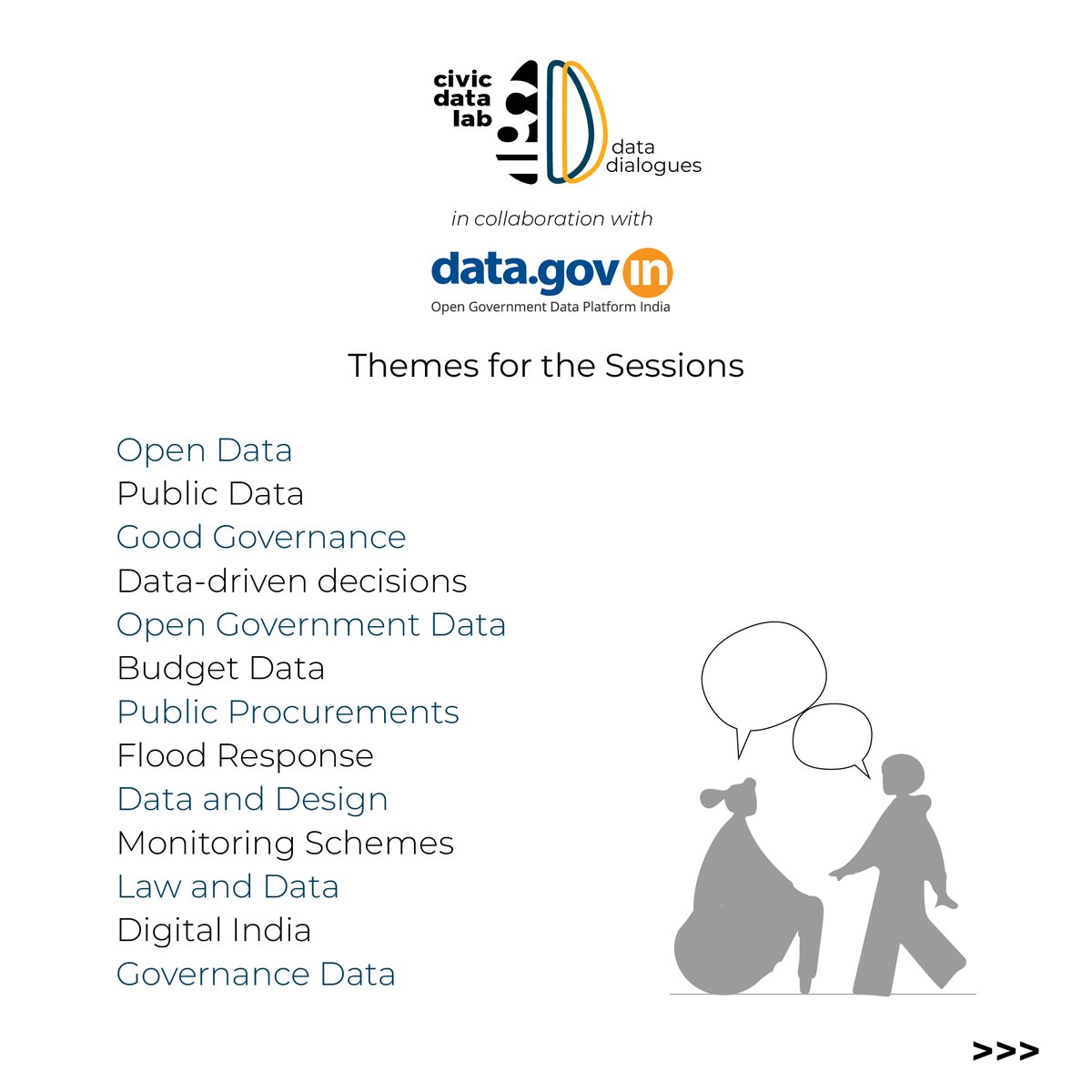 CivicDatalab's tweet photo. Data meets Dialogue at Assam! @CivicDataLab in collaboration with @DataPortalIndia brings together govt, CSOs &amp; researchers for shared learning on how govt data can help decision-making. #DataDialogues

🗓 March 21 &amp; 22, 2022
📍 AASC, Guwahati

Register at https://t.co/JNbtMerqVX https://t.co/g0ZKtDNAUz