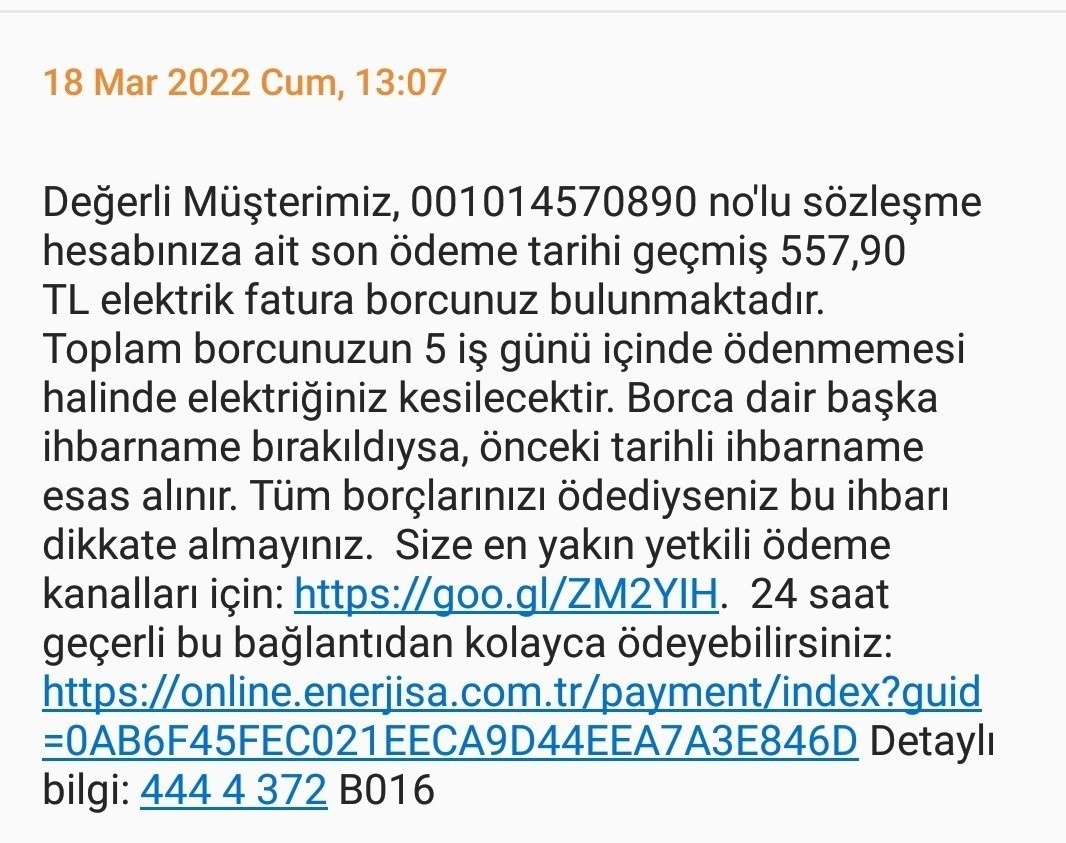 İSTANBUL BİR ELEKTRİK FATURASI VAR ELEKTRİĞİNİ KESECEKLER