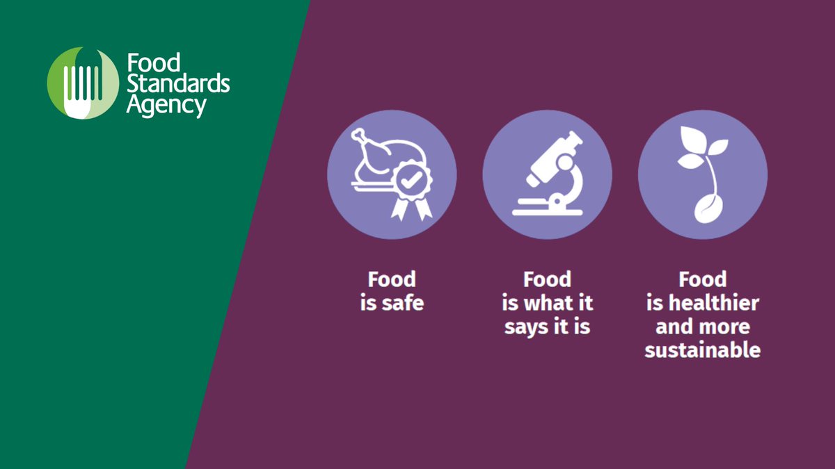 Today we publish our new 5-year strategy.  

The strategy sets out our vision for a better food system and includes a new emphasis on making food healthier and more sustainable. 

Find out more:  food.gov.uk/Strategy