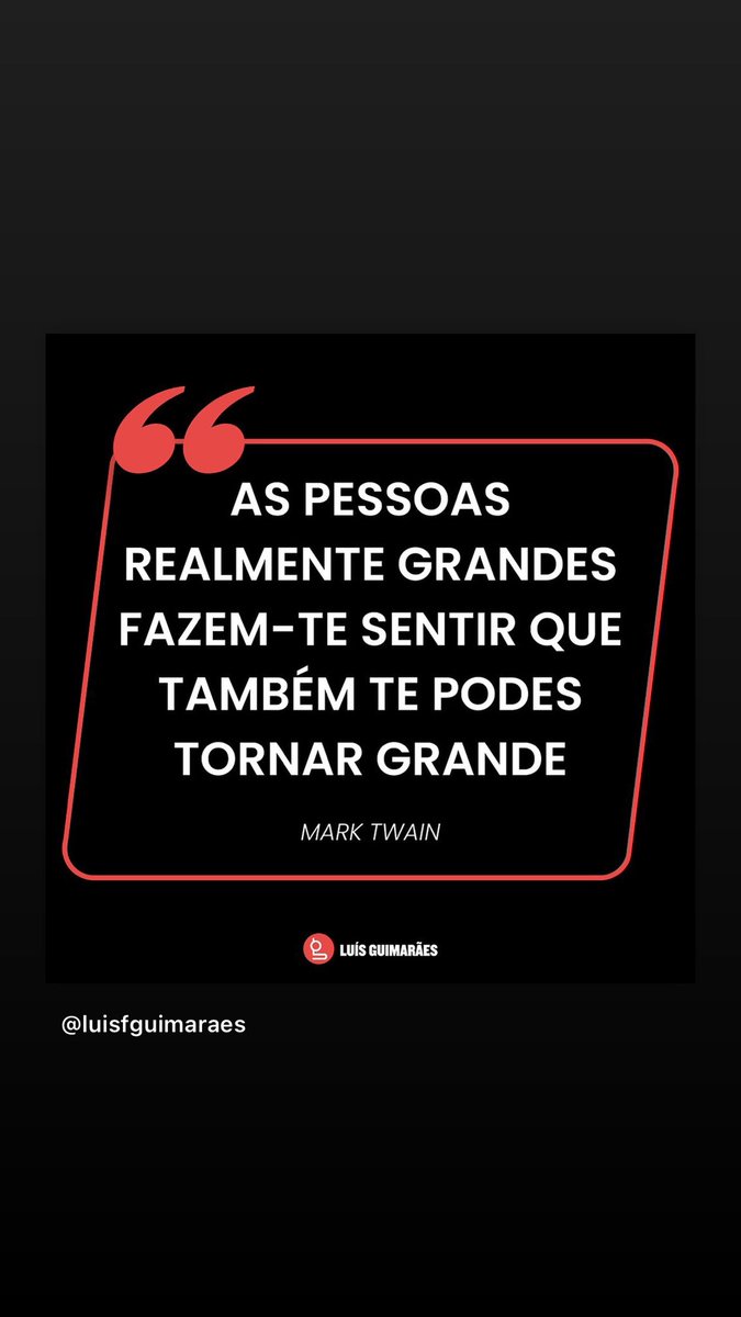 luguima's tweet photo. Rodeia-te de pessoas grandes. 
Elas vão-te ajudar no teu crescimento. 🚀

#Mindset https://t.co/dJm6fXYR62