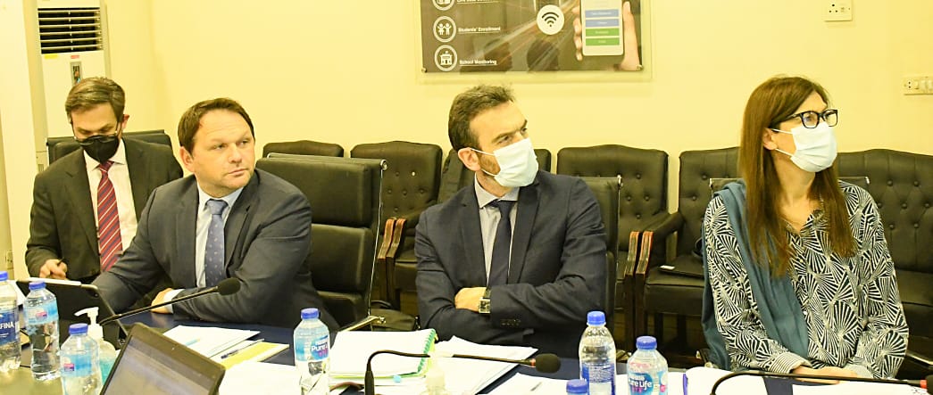 SELD_Sindh's tweet photo. reporting & reform progress of SE&LD on Education Sector Plan & Roadmap (2019-2024). Meeting was attended by Chief Program Manager #Reform_Support_Unit CPM, Ms. Benish Fatima and other concerned officials from SE&LD, Finance Department, European Union and #UNICEF. https://t.co/O9CJfGSveX