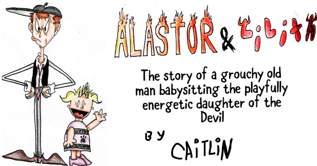 toons4smiles's tweet photo. Hiya, 
If you love cartoons and have lots of time to kill check out this comic I’m making called Alastor &amp; Lilith 👇
@AandL_Comics #alastorandlilith #alastorandlilithcomics 
I hope y’all enjoy it ❤️ https://t.co/IVAPbUV7Fx