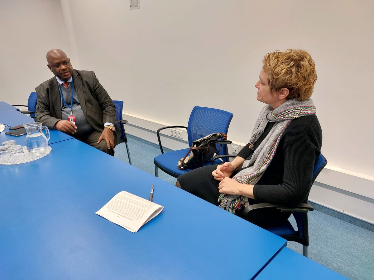 NACADAKenya's tweet photo. Kenya, thro' @NACADAKenya  will be hosting the Heads of National Drug Law Enforcement Agencies (HONLEA) in November 2022. On the sidelines during the Commission on Narcotic Drugs meeting, the CEO met Regina Rohrbach of @UNODC as a precursor in preparation for the meeting #CND65 https://t.co/lyIu2gZ8iP