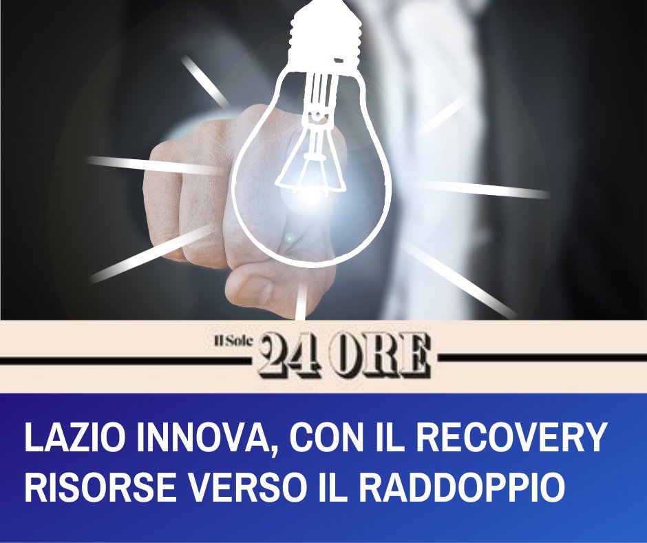 Aiuti alla crescita. Il presidente Tasco: "Nel 2022 i nostri fondi aumenteranno sensibilmente". Tra i settori interessati aerospazio e audiovisivo [su <a href="/sole24ore/">IlSole24ORE</a> - Inserti]
<a href="/NicolaTasco/">Nicola Tasco</a> <a href="/RegioneLazio/">Regione Lazio</a>