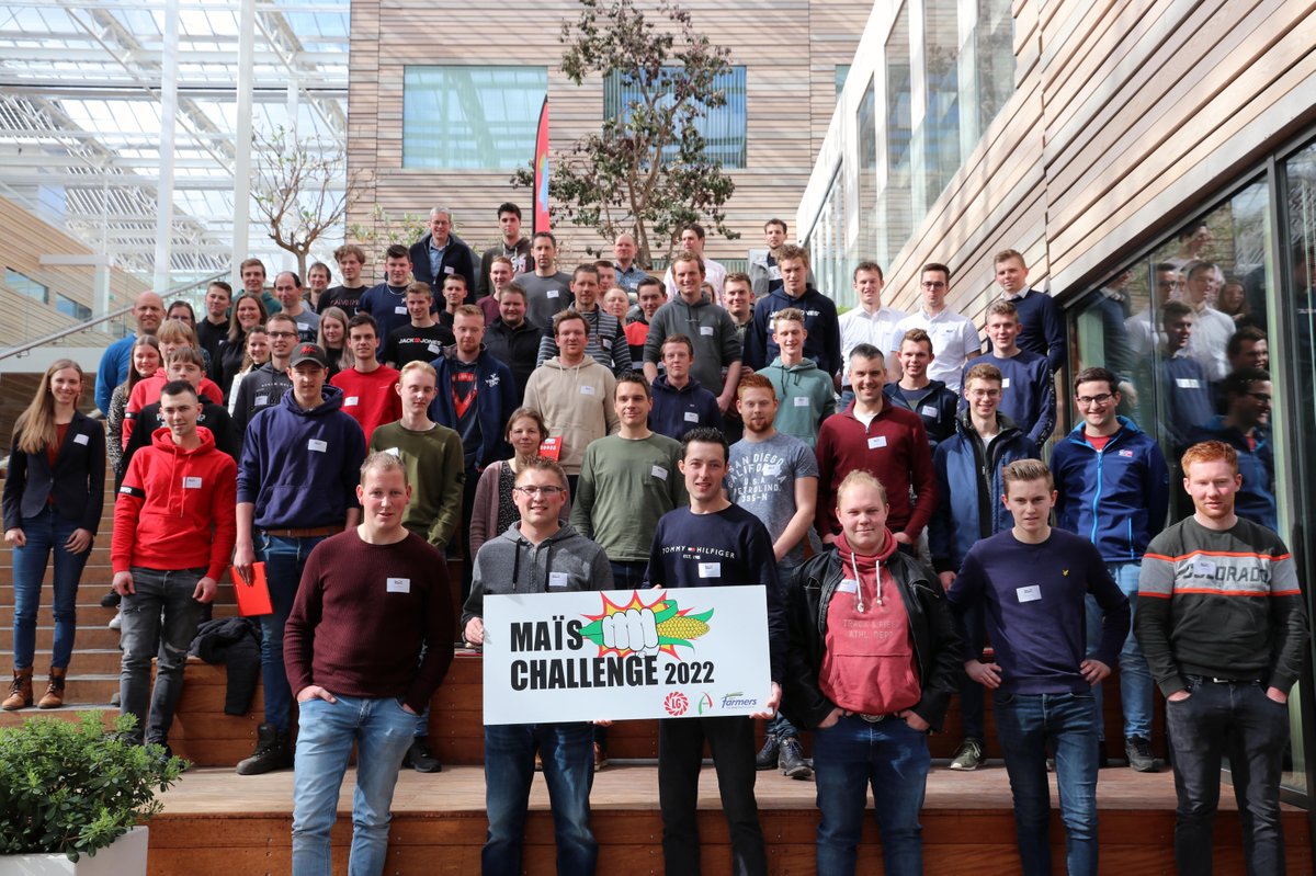 MAÏSCHALLENGE 🌽 | Gisteren was de startbijeenkomst van de #MaïsChallenge 2022. 💪🏻 38 jonge boeren en 11 scholenteams gaan komend teeltseizoen de strijd met elkaar aan. 🥇 Voor de zesde keer op rij organiseren #Limagrain en #NAJK deze wedstrijd!

➡️ najk.nl/2022/03/18/mai…