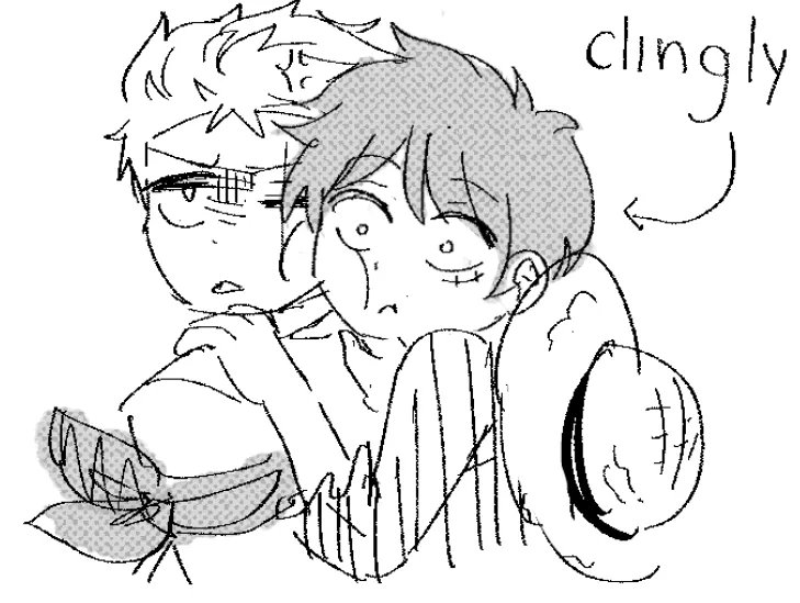 fenecsin's tweet photo. Anyways, a bad drawn and bad written #zolu doodle.... it's always hard for me to draw them dunno why     clingly https://t.co/zhcQnzeInd