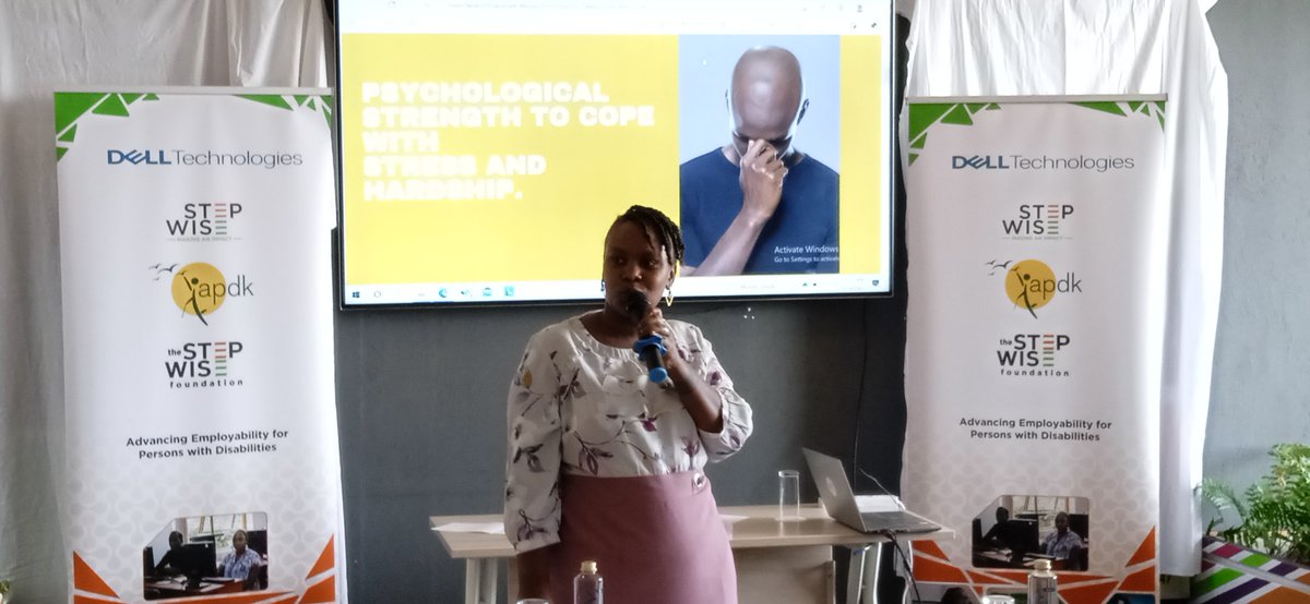 Resilience; How to develop psychological strength to cope with stress &amp; hardships. Focused on work and mental health. Serah Muindi, Hopewell Counseling. #Innovation2Inclusion <a href="/i2iAid/">Innovation to Inclusion (i2i)</a> <a href="/CBM_Global/">CBM Global Disability Inclusion</a>  @StepWiseFdn <a href="/zalego/">Johnpaul Zalego</a>