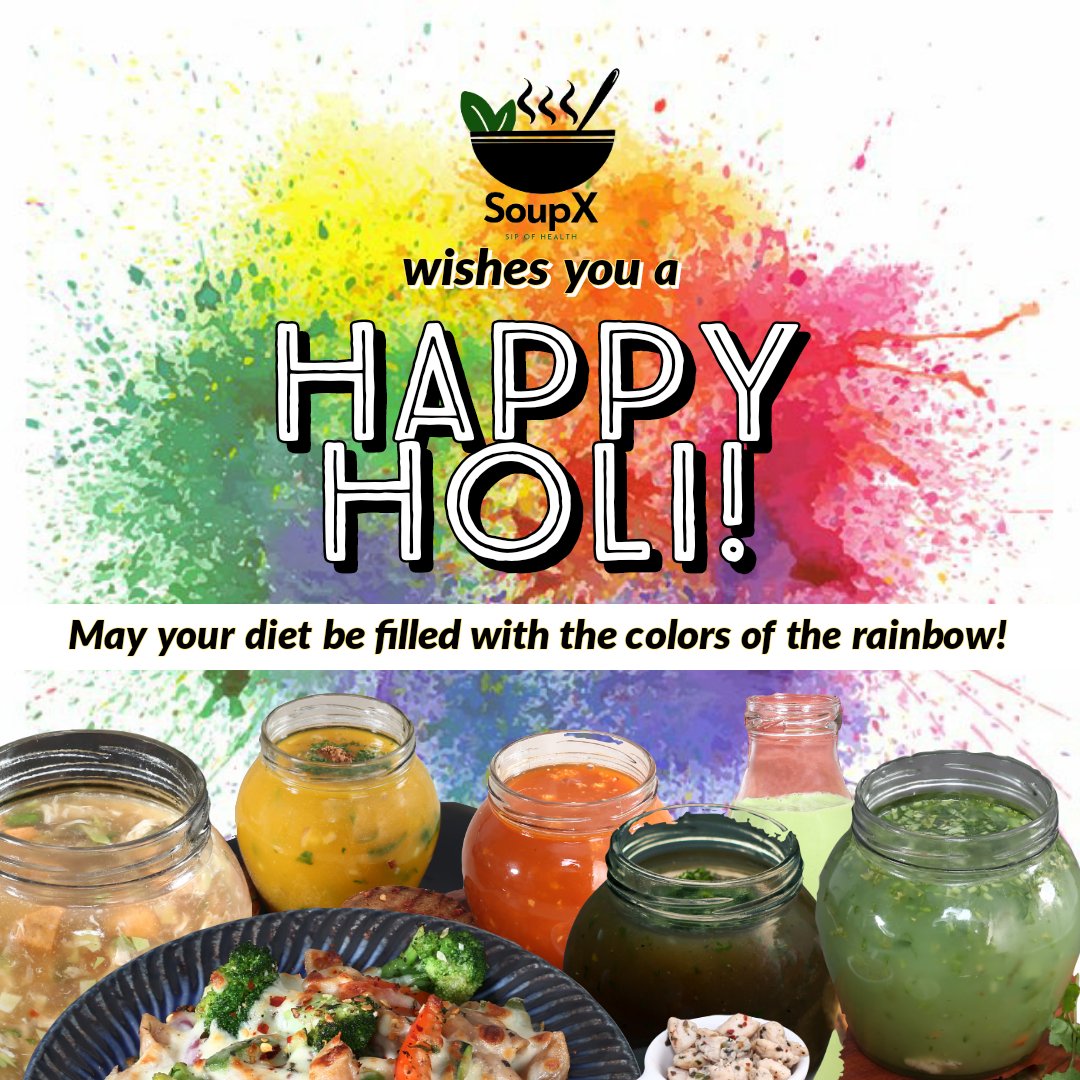 Wishing you a healthy, wealthy, safe and Prosperous Holi. We hope you have a safe &amp; healthy Holi.

#sipofhealth #HappyHoli2022 #celebration #friyay #weekendmood