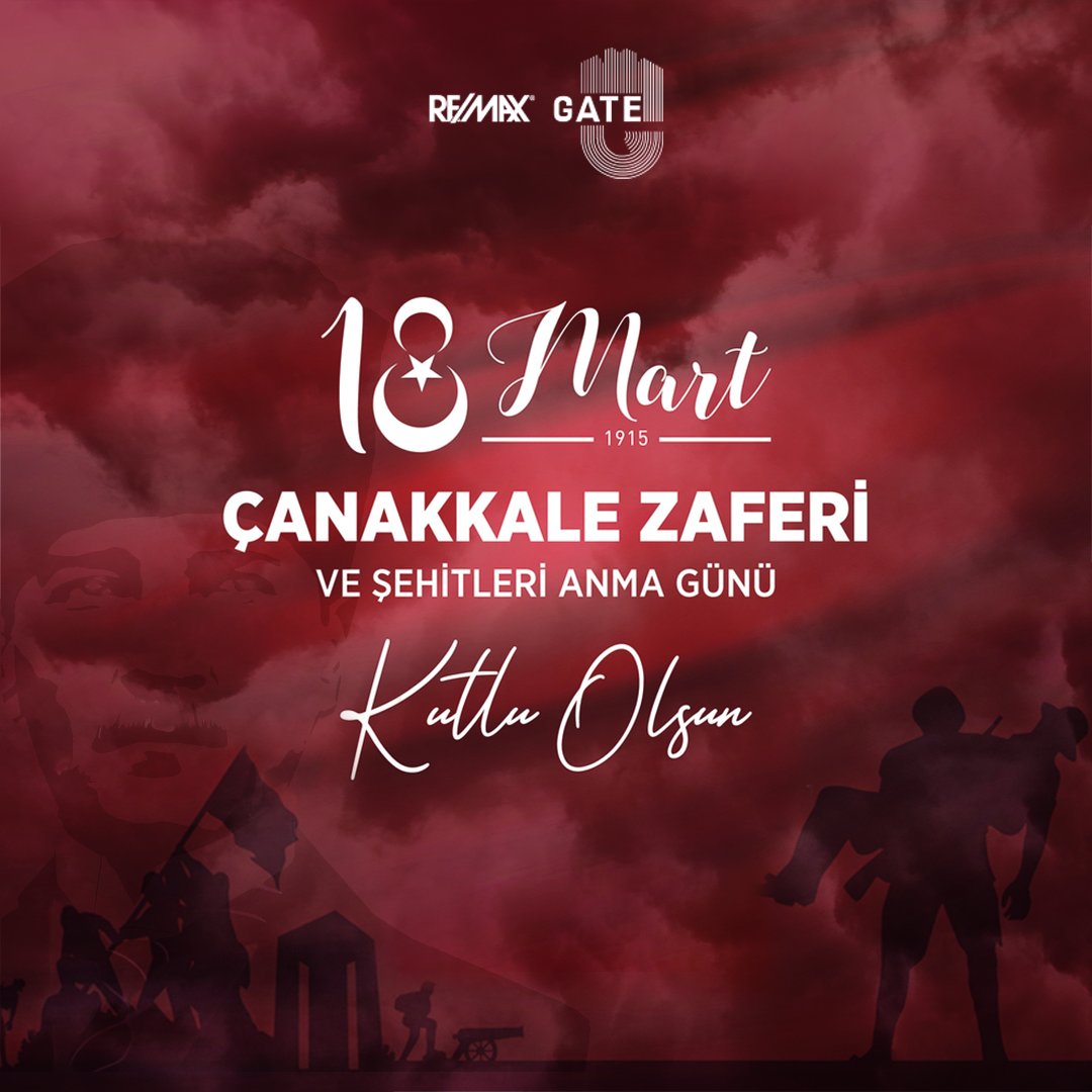 RemaxGate's tweet photo. Aziz şehitlerimizin kahramanlıklarla dolu hatıraları, Mustafa Kemal Atatürk’ün bizlere inanarak emanet ettiği Cumhuriyetimizin yaşatılmasının en büyük teminatı olacaktır. Saygıyla anıyor ve kutluyoruz. #çanakkalezaferi #mustafakemalatatürk #şehitlerimiz #türkiye #uluönder #remax https://t.co/RQzluucokI