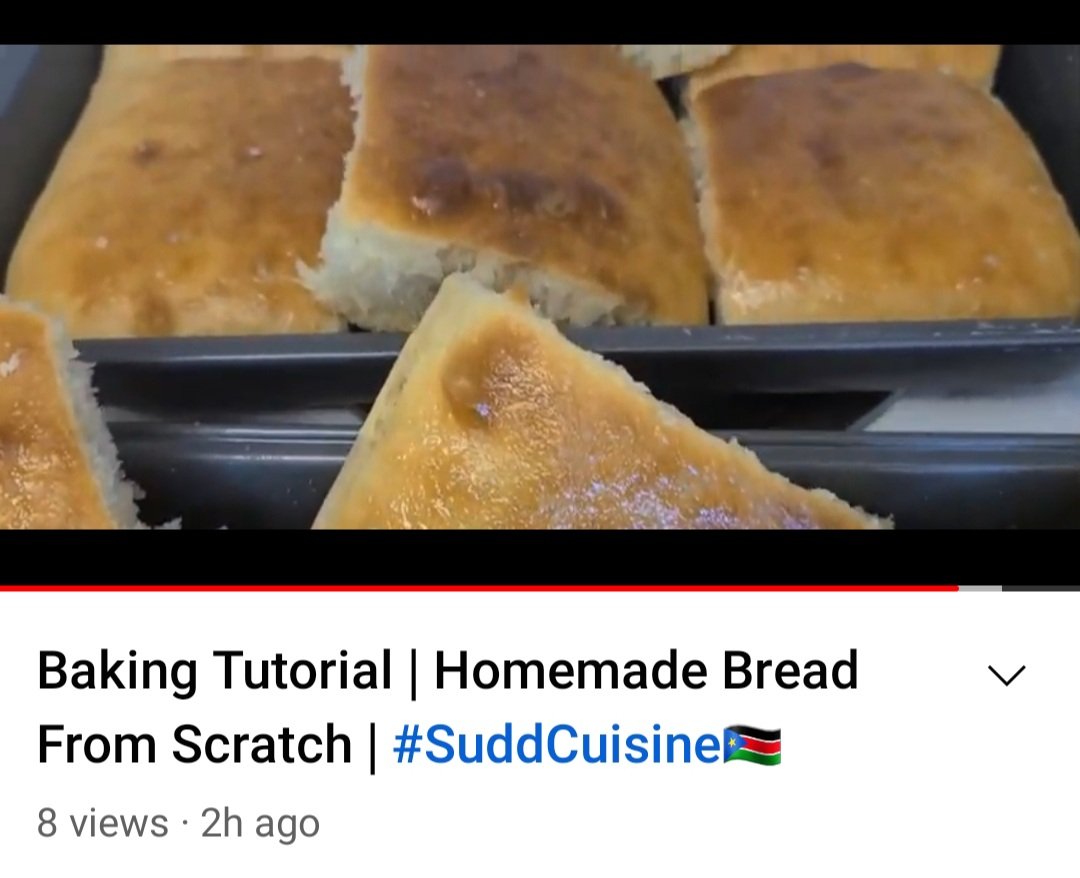 Nyandeng17's tweet photo. Finally, the long awaited homemade bread recipe is up on my YouTube channel 😋 https://t.co/jBlsBWbsMh

Learn how to bake bread from scratch in less than 7 minutes and eat fresh bread. This recipe will save yourself the hustle of buying bread! #SuddCuisine 🇸🇸 #SSOT 🇸🇸 https://t.co/wDECDP1d1S