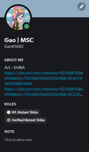 tranges889's tweet photo. Amazing Mutant Shiba Club
I am very happy that my efforts and dedication have been care and recognized by MSC. 
Thanks so much for everything.
@MutantShibaClub
#MSC #MutantShibaClub #prayforpeace #NFT #FANART #Whitelist https://t.co/JeLcg88Z6Y