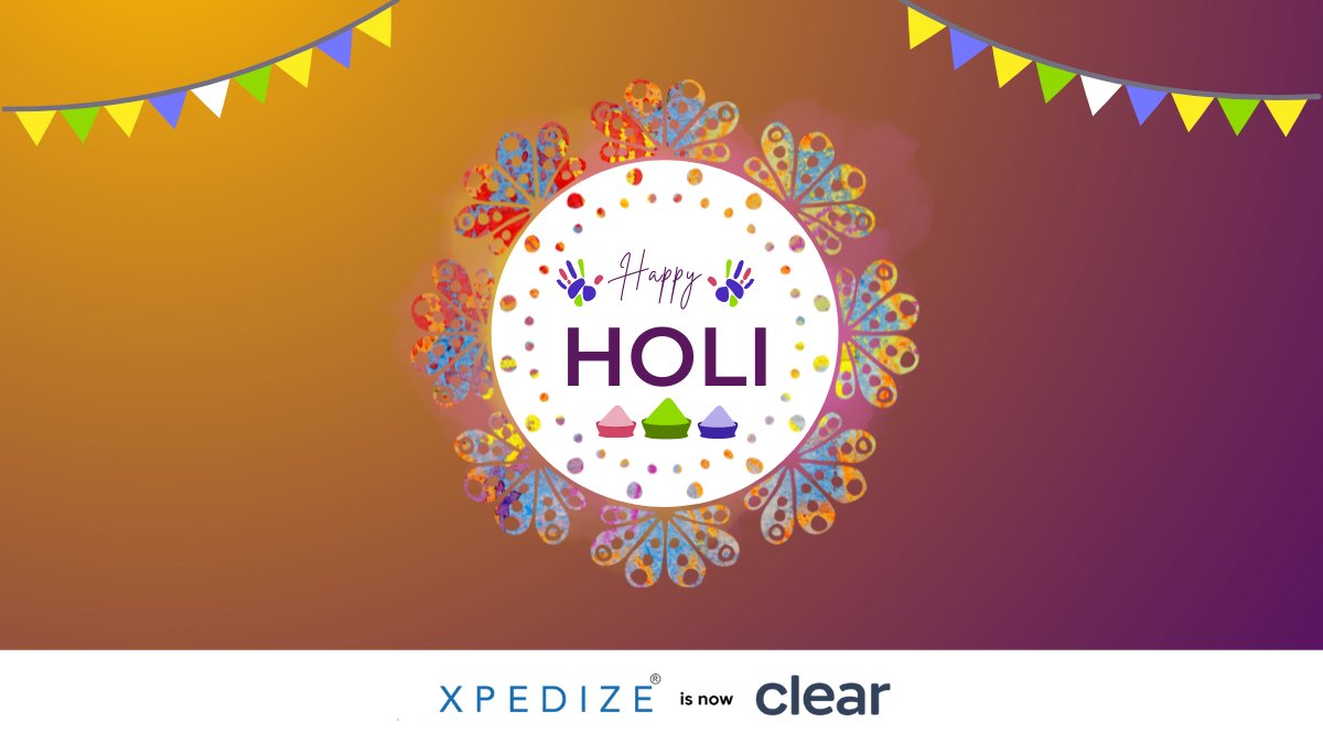 xpedize's tweet photo. Team Xpedize wishes you a very happy, colourful and blessed Holi!⁣
⁣
As we embark upon this journey with Clear (@ClearfromCT), let the festivities begin with the festival of colours. 😊⁣
⁣
#HappyHoli #Holi2022 #Happiness #Clear #Xpedize https://t.co/DjRSBTickg