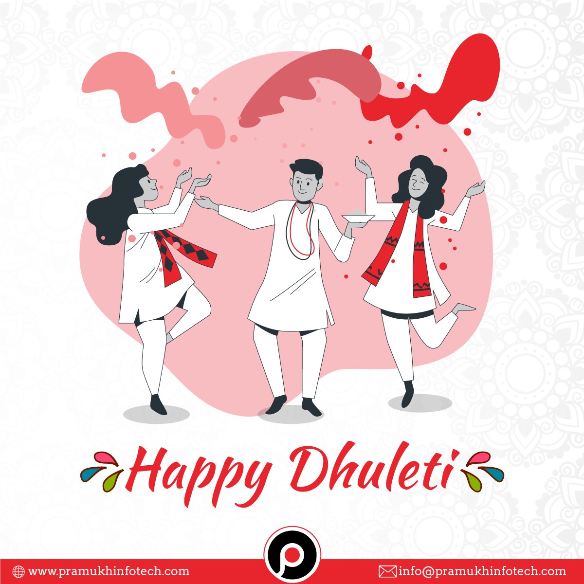 PramukhInfotech's tweet photo. “Let’s spread the color of our life by throwing some colors in the sky. Let’s also refurbish our love and relationship with a shower of some happy colors. Happy Dhuleti to you.”

#happydhuleti  #dhuleti #dhuleti2022 #festival #celebration #colors #happiness #love https://t.co/3o8C7F4ITN