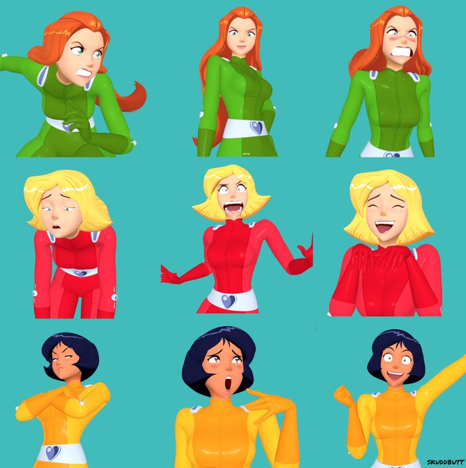 the Spies have a ton of expressions now! you could make endless faces! :o https://t.co/PmMXdVx5