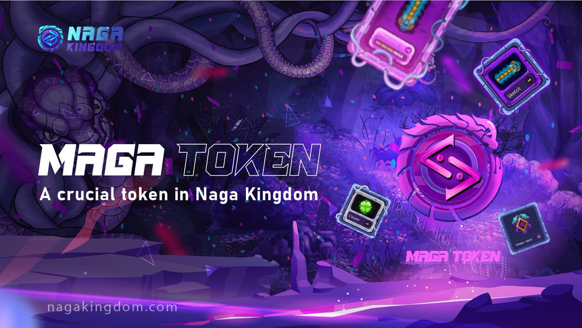 NagaKingdom's tweet photo. MAGA Token is a crucial token in the Naga Kingdom's ecosystem, which has a powerful impact on players' faith and expectations towards the game itself.

#NFTGaming #Solana #Snakegame #gamefionsolana #trendgameonsolana #trendgame2022 https://t.co/Gkk9gZxqAu