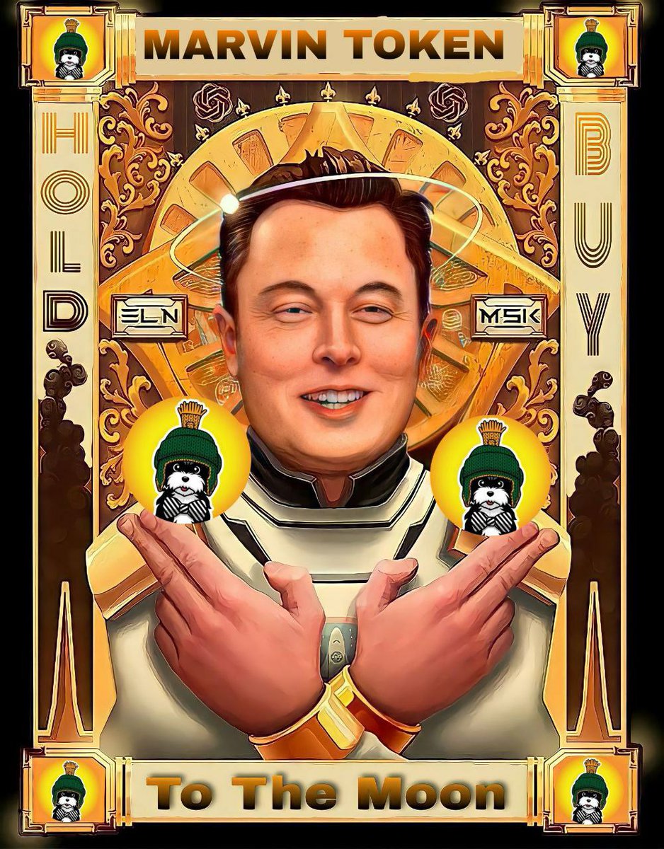 alingawn's tweet photo. Don't miss the greatest dog of Elon Muskπ₯
#realmarvin #marvin $marvin https://t.co/Jc1g2BcuMc