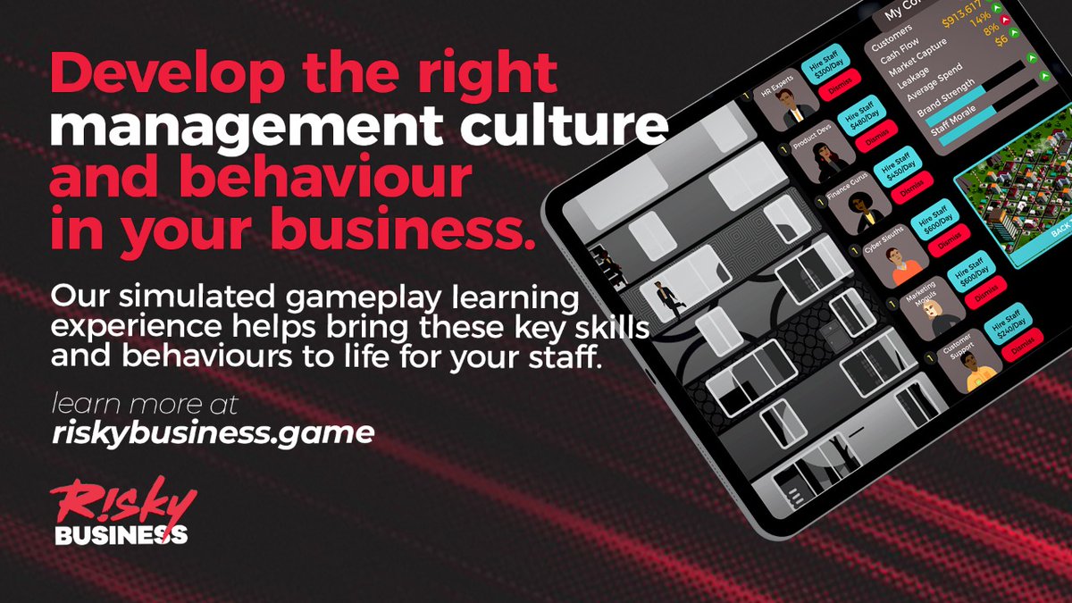 Improving critical Risk Management skills can be fun and engaging! Find out more at riskybusiness.game