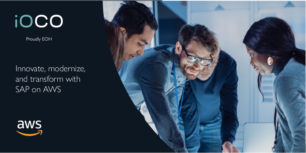 iOCO_Tech's tweet image. We are embarking on a campaign to empower customers with more flexibility and greater value from SAP investments. 

Read about the benefits of migrating your SAP workloads to AWS - ow.ly/IWK150Ilpf7
 
#AWSmigrations #SAP4Hana #SAPAWS