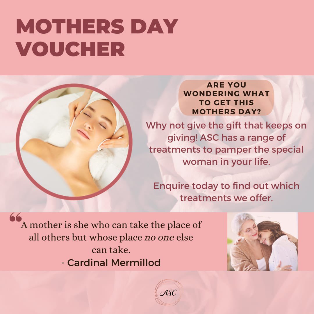 Mother’s Day e-vouchers are now available to purchase. DM, call or email us to purchase yours today! #MothersDay #evoucher #giftideas