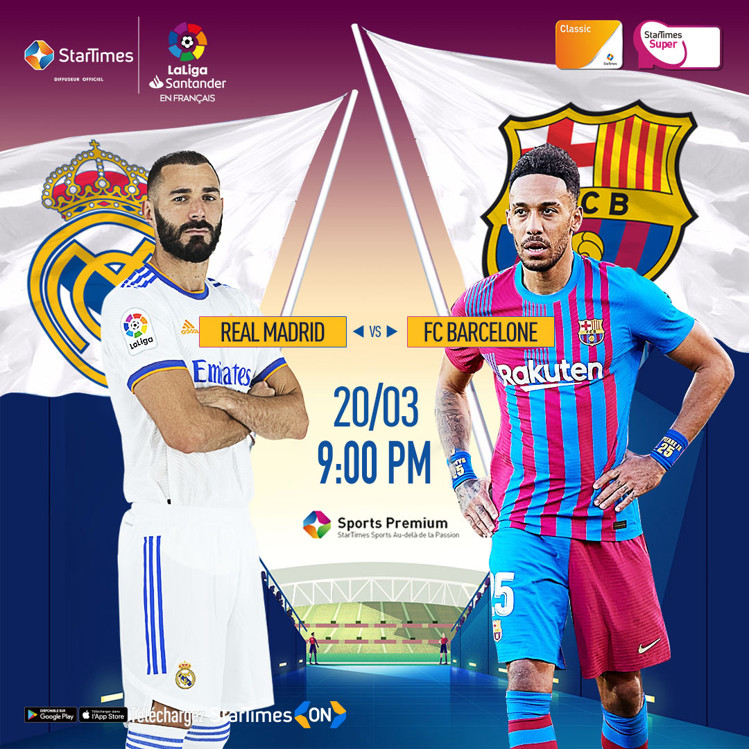 StarTimes_Ng's tweet photo. La 29e journée de la Liga espagnole 2021/22 commence le vendredi 18 mars.
Voir luminaires pour plus de détails.
Tous les matchs diffusés sur #SportPremium
Regarder sur StarTimes ON >>> https://t.co/BzOqF7gIHL
#StarTimeSports #Laliga #Barcelone #Realmadrid #Football https://t.co/ZCr5rqWwA8