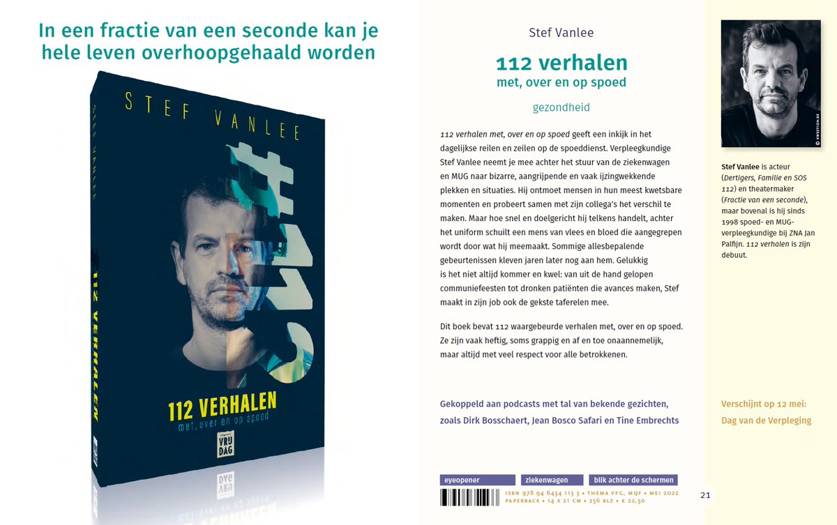 stefvanlee's tweet photo. Het mag gezegd worden, in mei komt mijn boek uit!
"112 Verhalen - met, over en op spoed"
@ZNAwoordvoerder @ZorgnetIcuro @NVKVVnetwerkVPK @vrijdagboeken https://t.co/eg74YGavyj