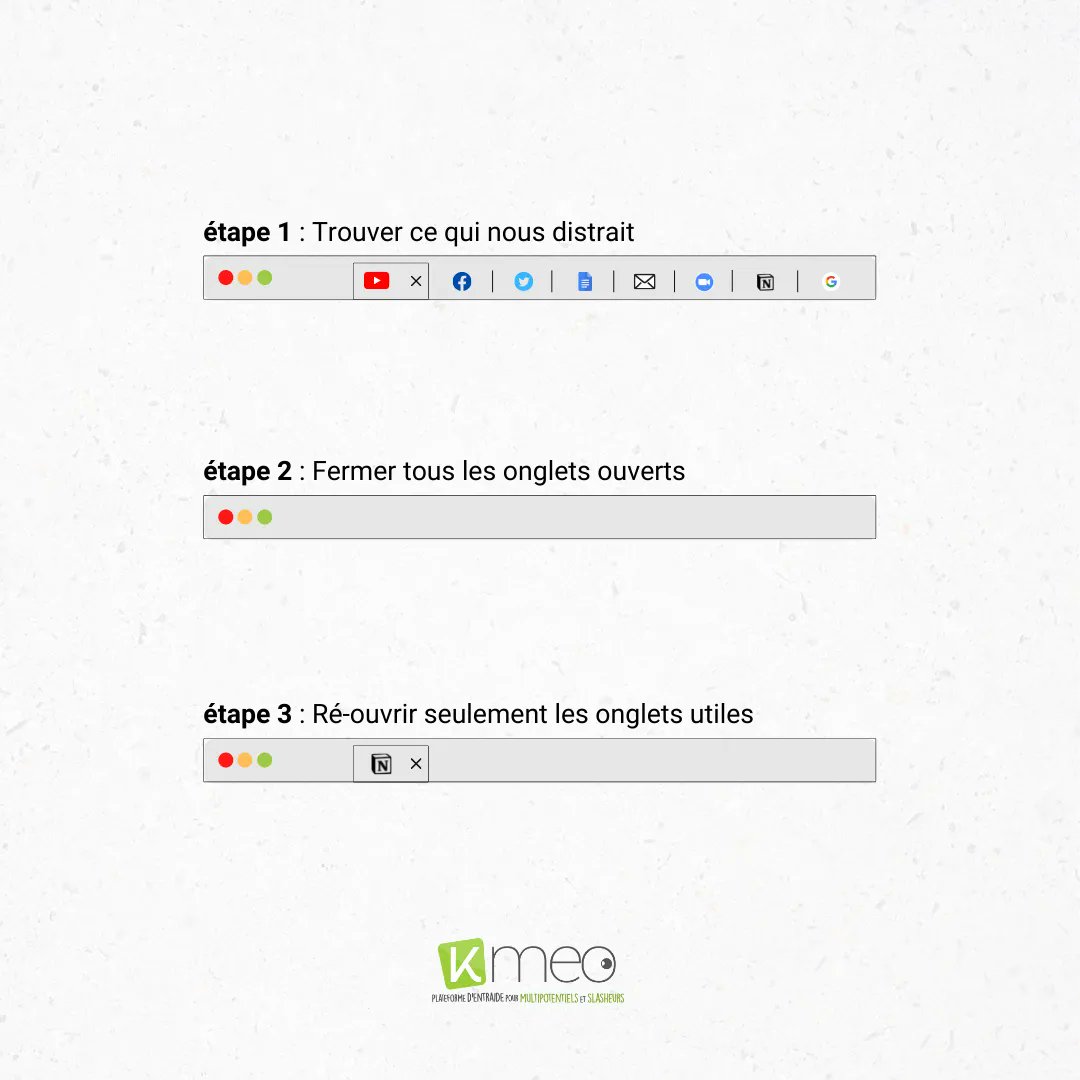 Kmeo_fr's tweet photo. Qui n'a jamais ouvert un nombre incalculable d'onglets au point d'en ouvrir un second bureau ? 🧐
#multipotentiel #slasheur #concentration https://t.co/3ynD8Z6orb