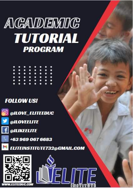 iloveelite's tweet image. Are your kids struggling in their studies?  Are you worried about your kid&apos;s academic performance? 

We got you covered! 

ELITE Institute is here to assist your kids in their studies and school-related activities! 

#academictutorial #onlineclass #interactiveprogram