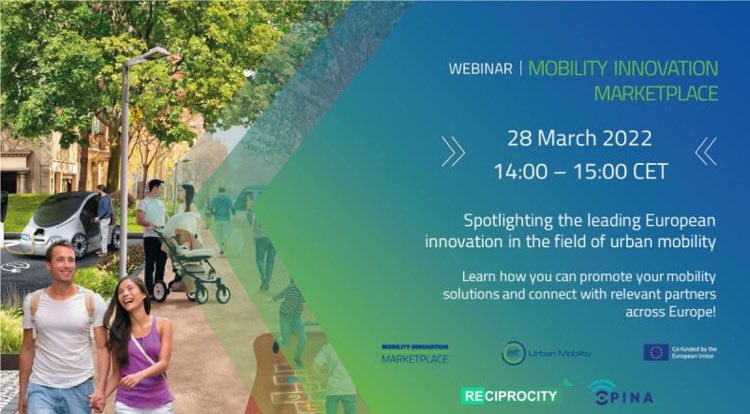 OPINA Project (@opinaproject) on Twitter photo You are invited to join the next Marketplace webinar session to create your Marketplace profile and promote your best practices and challenges at a global scale. Register now for the Mobility Innovation Marketplace lnkd.in/e7qW_7kY You are invited to join the next Marketplace webinar session to create your Marketplace profile and promote your best practices and challenges at a global scale. Register now for the Mobility Innovation Marketplace lnkd.in/e7qW_7kY