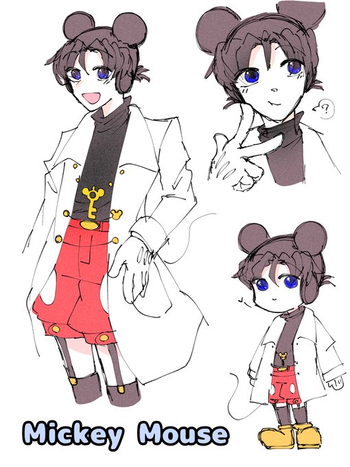 ディズニー擬人化のtwitterイラスト検索結果
