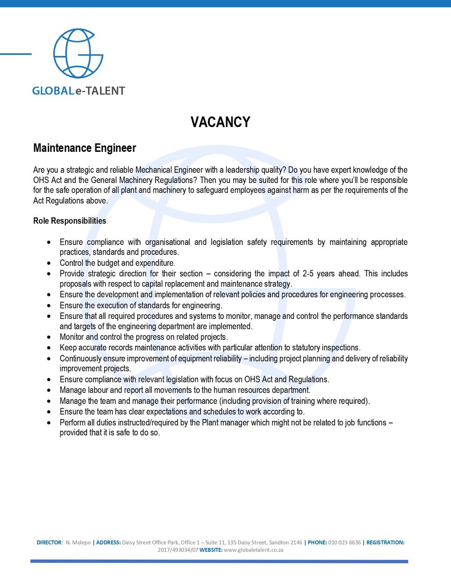 Maintenanceengineer - Twitter Search / Twitter