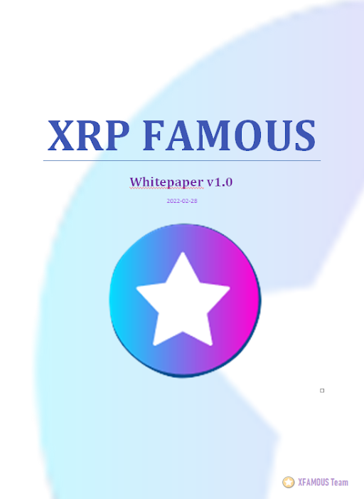 XRP_Famous's tweet photo. You can consult the white paper on our website https://t.co/KT24oYTrH1