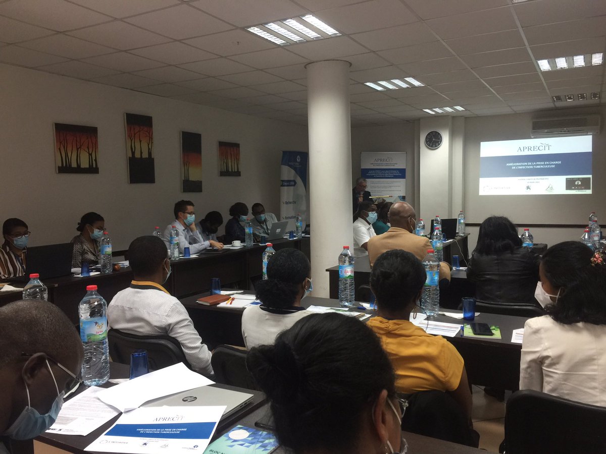 pasteurMG's tweet photo. Aujourd’hui se tient le comité de pilotage du projet #APRECIT. Ravis d’échanger avec les membres du projet dont @pasteurMG @CentrePasteur @Initiative5PC @MerieuxFdn[MLC1]  pour améliorer la prise en charge de l’infection tuberculeuse latente au #Cameroun et à #Madagascar https://t.co/LPQFpmtdRd