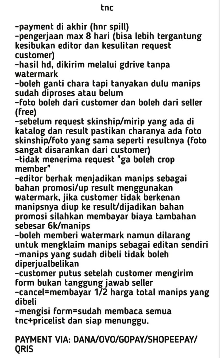 pwrivasi's tweet photo. berlaku mulai tanggal 18 maret 2022

- fix order langsung dm form aja yaa kak, dibalas saat jam kerja😁🙏🏻 https://t.co/FMRjeJC2fc
