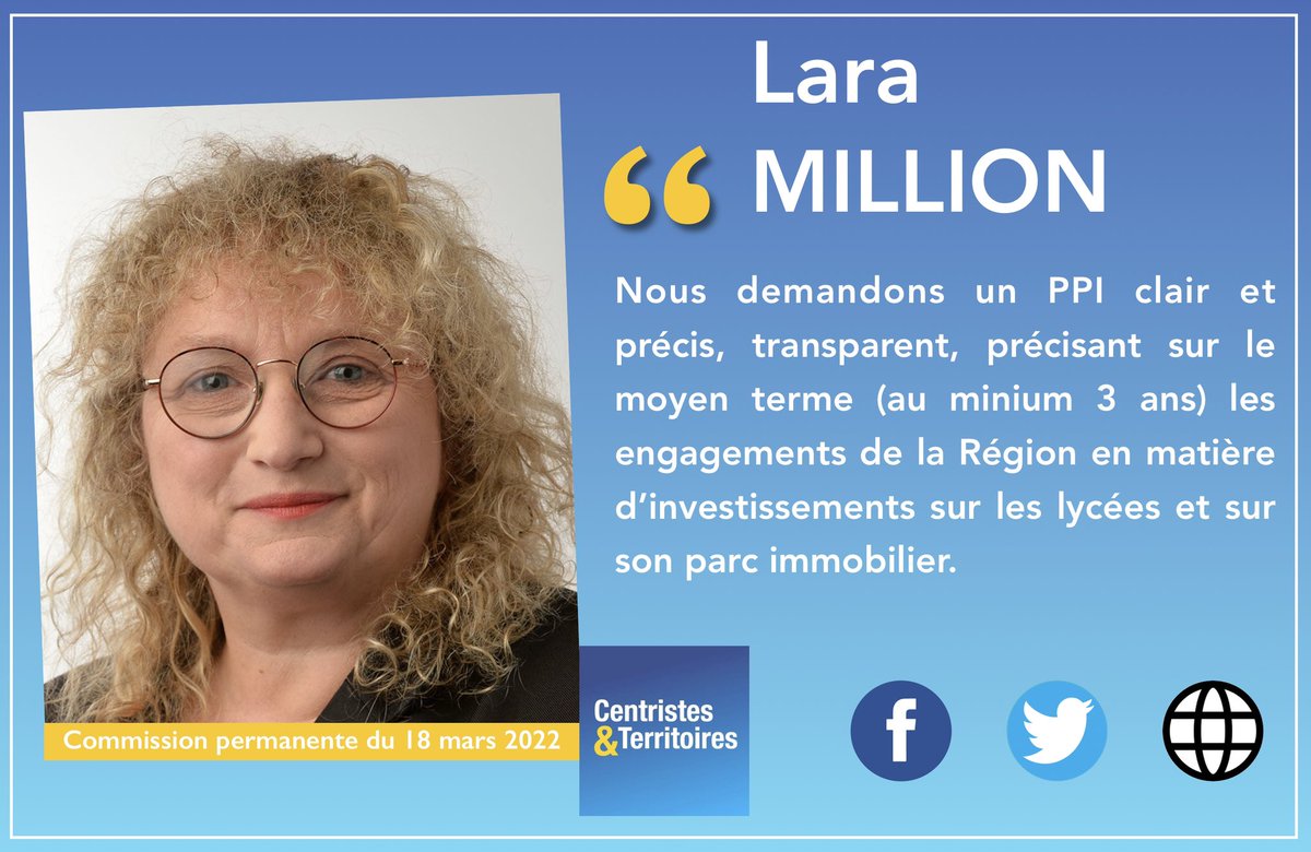 #CPMars22 

👉 Un Plan Pluriannuel d’Investissement est le gage d’une gestion connue, tenue, d’anticipation que chaque collectivité doit avoir sur son parc immobilier.