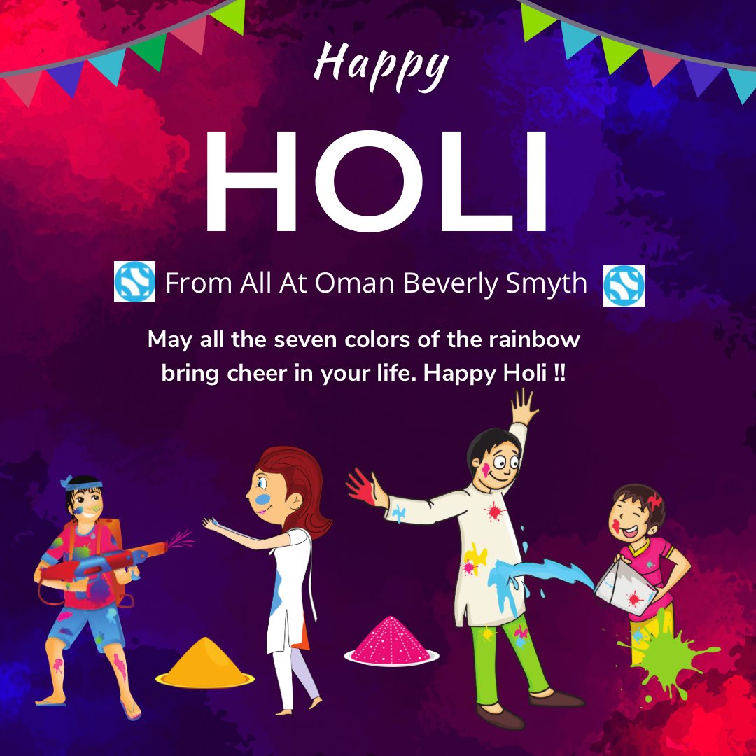 OmanMoving's tweet photo. We would like to wish our colleagues Jiji, Neha,Ruchi &amp; Sakshi a #HappyHoli https://t.co/cAj460aeQk
