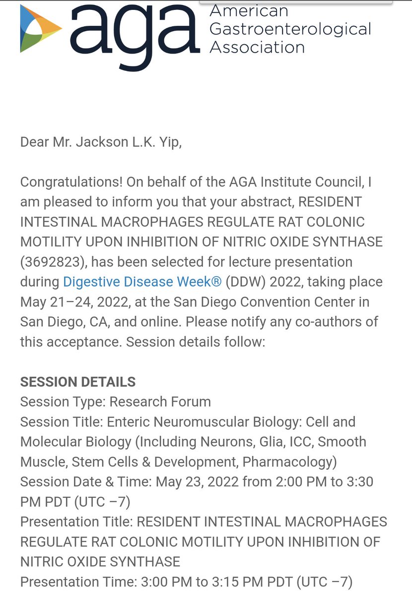Super excited and honored to present our work on intestinal macrophages and gut motility at #DDW2022 BUT my university doesn't allow me to travel internationally because of COVID-19 related safety concerns! Anyone in AUS also having same frustration? #phdlife #PhDVoice #freeme