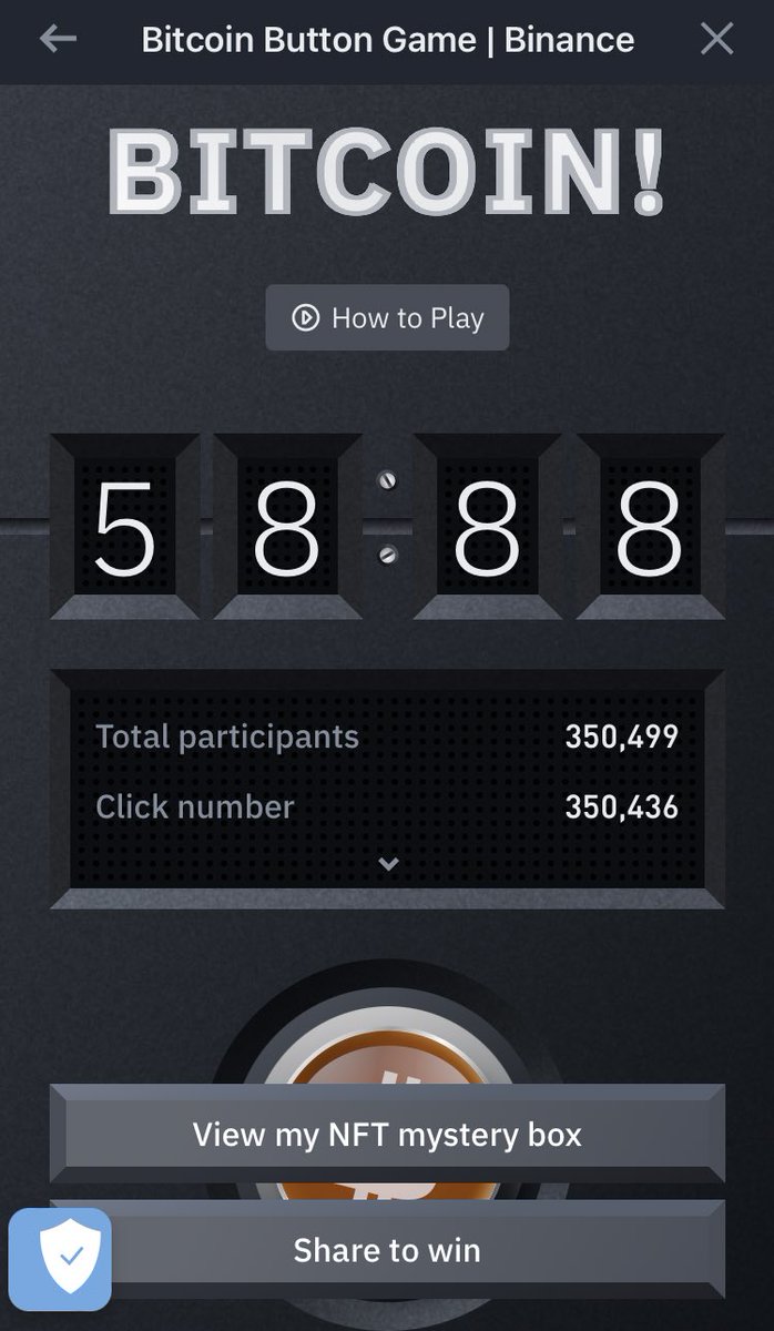 #BitcoinButton #Binance
