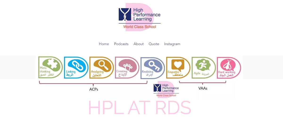 rds_tl's tweet photo. It is the moment you have all been waiting for... we have officially launched our very own GEMS Royal Dubai School High Performance Learning Website. What are you waiting for? Go and check it out for yourself! https://t.co/udg89wKDcw @HPLedu @eyre_deborah @GEMSRDS @GEMS_ME https://t.co/SNTrHI2tJL