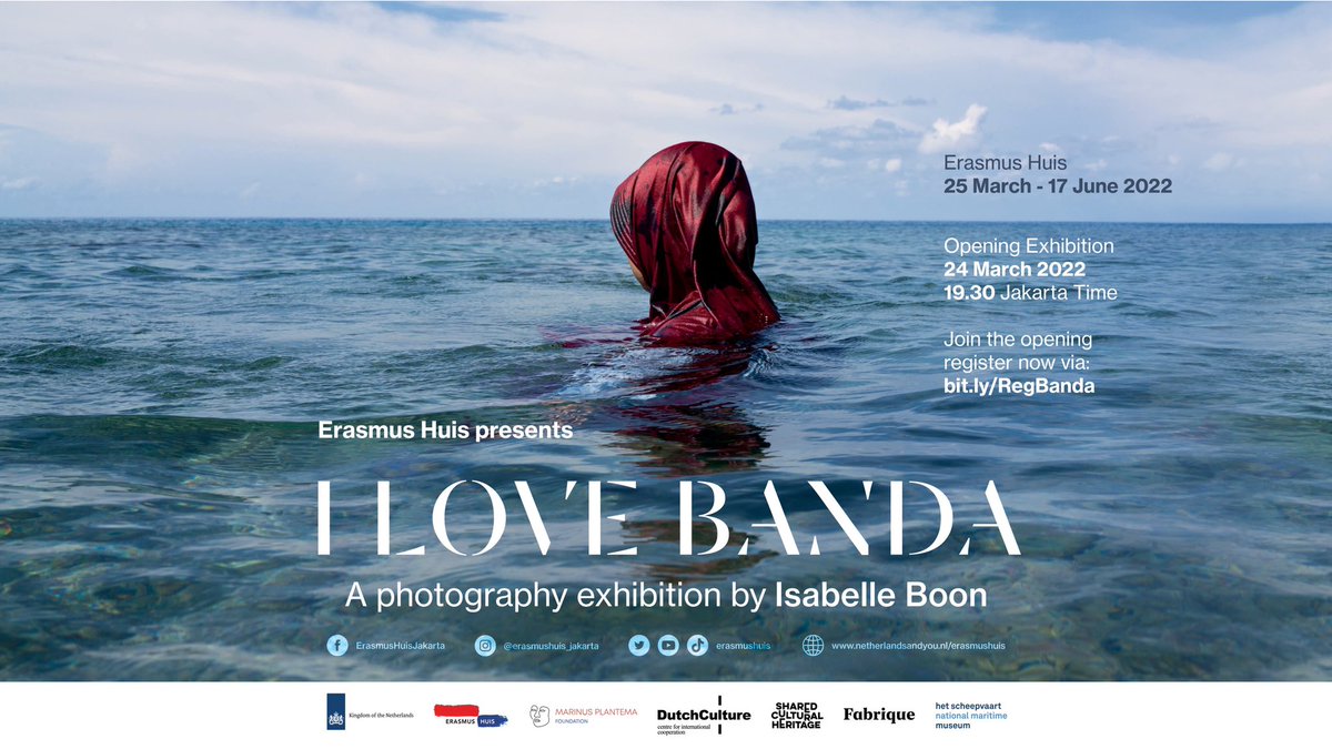 Come and see I Love Banda Multimedia Exhibition by Isabelle Boon

25 March - 17 June 2022

Opening: 
🗓 24 March 2022
🕢 19:30 Jakarta Time

If you would like to attend the opening, kindly register to:
bit.ly/RegBanda