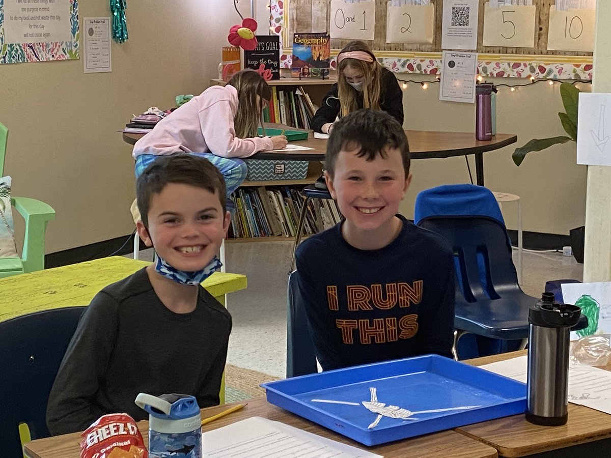 Cary Beth Bates (@mrscbbates) on Twitter photo These <a href="/SweetAppleES/">Sweet Apple Elem</a> paleontologists “dug up” dinosaur bones and made predictions about what animal it could be. As we found more bones, we practiced the important skill of adjusting our hypothesis as we get more information. These <a href="/SweetAppleES/">Sweet Apple Elem</a> paleontologists “dug up” dinosaur bones and made predictions about what animal it could be. As we found more bones, we practiced the important skill of adjusting our hypothesis as we get more information.