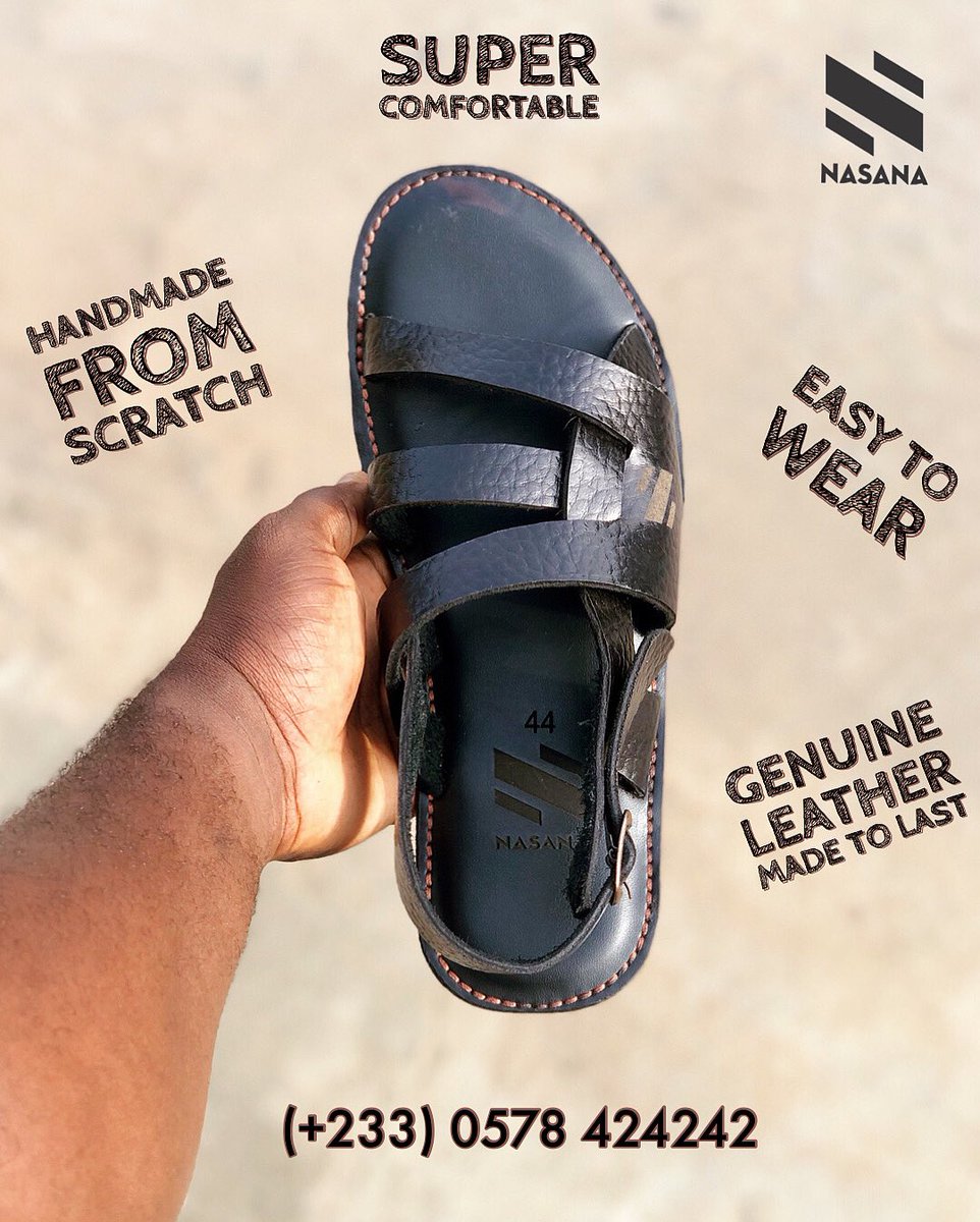 Experience the NASANA handmade Sandals. Crafted to fit a flatter your feet the very first time.
Call ☎️ (+233) 0578 424242
.
#nasana #wearnasana #unisex #sandals #nasanamoment #slippers #slides #handmade #leather #leatherwork #ghana #ghanafashion #smallbusiness