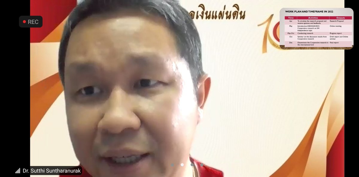 Fruitful discussion bet.SAO🇹🇭led by Dr.<a href="/SunSutthi/">Sutthi Sun</a>  &amp;JAN🇲🇾,KSC Chair led by Dr.Hairul on <a href="/aseansai_sec/">The ASEANSAI Secretariat</a> Co-op Research"SAI #Independence in #ASEAN:Implementing #Foresight Tool for Preferable Future" 
We initiated this project to work w/members for the utmost benefit SAI communities