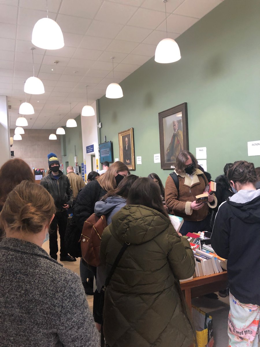NCL_English's tweet photo. This week's SELLL book sale raised over £800 which will go to DEC to support the humanitarian crisis in Ukraine. Thank you to everyone who donated. 📚

@NCL_LangLing https://t.co/4qfsIngGwH