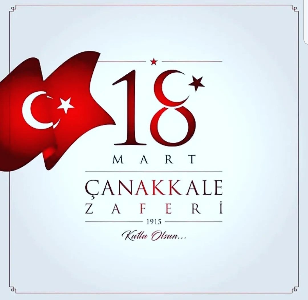 Tarihin akışını değiştiren Çanakkale Zaferinin yıldönümünde Gazi Mustafa Kemal Atatürk  ve silah arkadaşlarını, vatanımız için canlarını ortaya koyan şehitlerimizi, gazilerimizi, Çanakkale kahramanlarını saygı ve rahmetle anıyoruz..