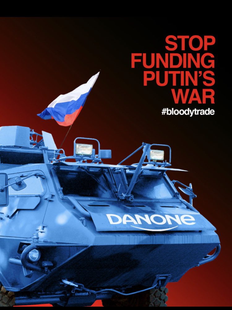 CMonaghanSNP's tweet photo. SANCTIONS limit PUTIN’s ability to fund his bloody war.

Many companies are still trading in Russia, including:

Leroy Merlin
Danone, 
Auchan,
Crédit Agricole, 
Volkswagen 
BMW
Mercedes
Adidas

Everyone can help.

 #bloodytrade https://t.co/27oYB9ygR5