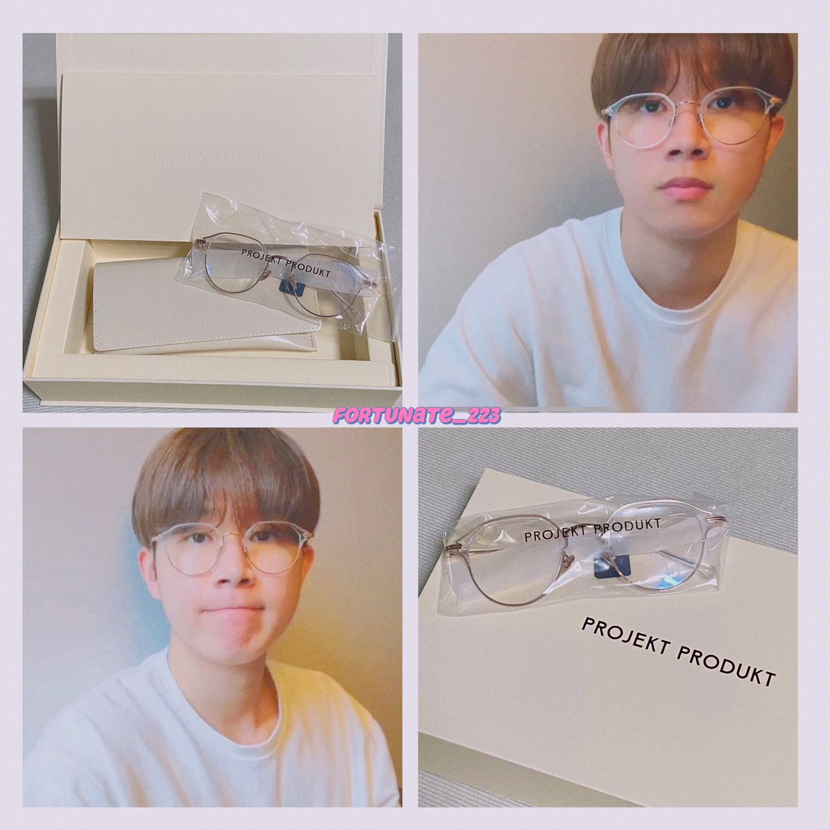 fortunate_223's tweet photo. 동현이한테 생일 선물로 보낸 안경인데… 동현이랑 어울릴 것 같아서 다행이다 ㅎㅎ 고마워잉~ 동현아 🥺❤️ https://t.co/8CcNoVBceW