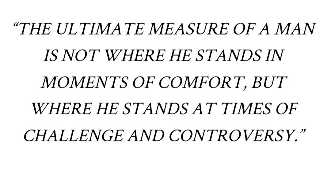 How a leader deals with conflict has a huge effect on the school culture.  #pdsl #leadership <a href="/niamhickey/">Dr. Niamh Hickey</a> @patriciamannixm <a href="/Leaders_SoE/">UL_ELLA</a>  This quote from Martin Luther King speaks volumes: